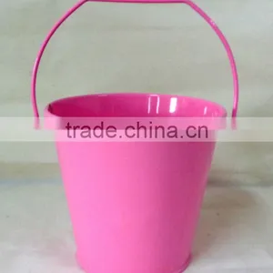 Powder Coated Metal Garden Bucket Kids Metal Bucket thumbnail-1