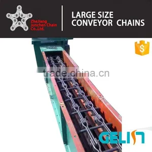 MS32 Heat Treatment Embedded Scraper Transporter Conveyor Chain for Coal Mine thumbnail-2