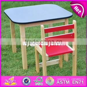 2017 New Design Home / School / High Quality Wooden Kids Study Desk W08G180 thumbnail-6