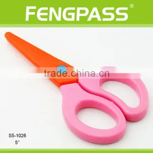 S5-1026 5 Inch Plastic Blades Baby Cutting Scissors thumbnail-1