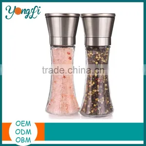Wholesale Food Grade Stainless Steel Salt and Pepper Spice Grinders thumbnail-1