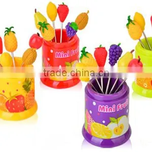 Cheap Birdie Fruit Fork Stainless Steel Fruit Fork With Holder thumbnail-4