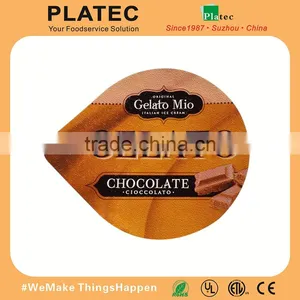 51mm Diameter Jam Plastic Cup Aluminum Foil Lid thumbnail-1