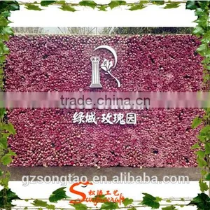 Outdoor Artificial Flower for Wall Decoration Backdrop Artificial Flower Wall for Wedding and Other Events thumbnail-1