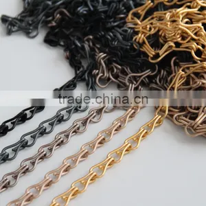 12mm Black Double Hook Size Aluminum Insect Curtain Chain thumbnail-4