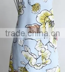 TC Wholesale Fabric Cotton Apron With Adjustable Collar Halter thumbnail-3