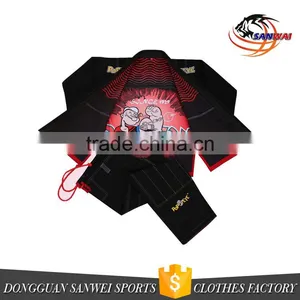 Black High Quality Custom Pakistan Bjj thumbnail-5