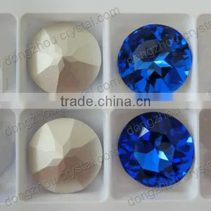 Silver Foiled Back Crystal Fancy Stone Design for Wedding Dress thumbnail-6