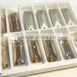 Rectagle Pointed Back Sew on Rhinestones Crystals Stone for Jewelry Accessories thumbnail-2