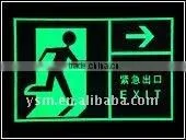Photo Luminescent Vinyl for Exit Sign, Glow Sign thumbnail-1