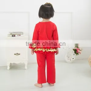 Wholesale Kids Clothing Two Pieces Set , Autumn Kids Clothing Set , Baby Girl Boutique Clothing Sets thumbnail-3