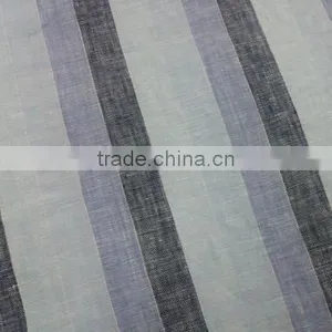 Linen FABRIC/Linen Cotton Fabric/Yarn Dyed Linen Fabric thumbnail-1