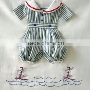 New Design Baby Girls Striped Short Sleeve Summer Dress thumbnail-2