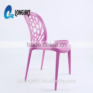 LS-4031B Hot Sale Cheap Stackable Garden Outdoor Leisure Colorful Plastic Chair for Sale thumbnail-1