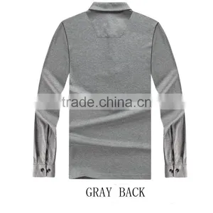 Men's Long Sleeve Lapel Business and Leisure Fashion R0016 thumbnail-4