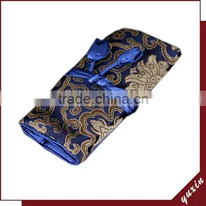 Customize Manufacture Fabric Jewelry Roll Jewelry Bag JR032 thumbnail-1