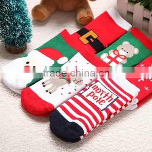 Wholesale Hot Sale 2015 New Fashion Cotton Children Kids Baby Christmas Sock thumbnail-3