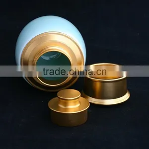 Aesthetic Celadon Ceramic Tea Canister thumbnail-4
