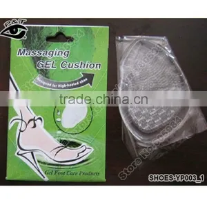 Silicone Gel Cushion Insert Insoles Adjuster Shoe Pads for High Heel Shoes thumbnail-1