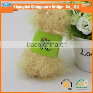 China Yarn Supplier Wholesale Feather Knitting Yarn With Sequins for Knitting Sweater thumbnail-1