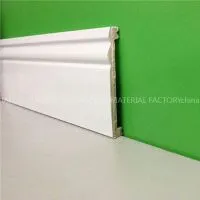 10cm Wide PS Foam Hot Selling Home Waterproof White Plastic Skirting Board thumbnail-1