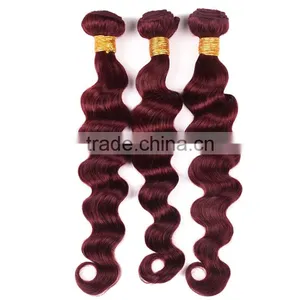 7A Grade Unprocessed Virgin Peruvian Loose Deep 99J 100% Peruvian Human Hair Loose Wave thumbnail-1