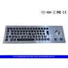 Waterproof Kiosk Illuminated Metal Keyboard With Trackball And 64 Led-Backlit Keys thumbnail-1