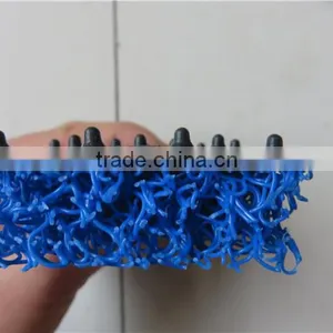 13mm 3.7kg/sqm Cheap and Eco-friendly Double Color PVC Car Mat With Nail Backing for Malaysia Market thumbnail-1