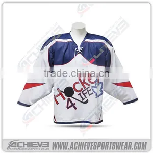 Wholesale Blank Hockey Uniform Colorful Custom Hockey Jersey thumbnail-2