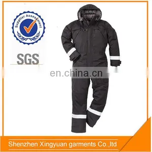 High Quality FR Cold Resistant Freezer Winter Coverall With Reflector thumbnail-2