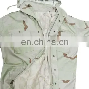 Wholesale Desert Camouflage Custom Bomber M65 Army Jacket for Winter for Men thumbnail-3