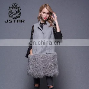Young Ladies Fashion 100% Wool Cashmere Coats thumbnail-4