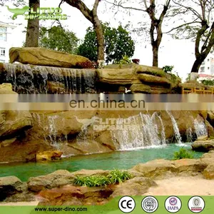 Stylish Artificial Landscaping Rockery With Running Water for Ornament thumbnail-2