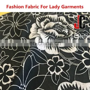 65%terylene 35%rayon Knit Jersey Burnout Fabric High Quality Fabric thumbnail-2