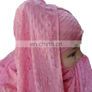 Solid Pink Color Scarf / Latest Hijab Scarves Headscarf For Casual Daily Wear / Party Wear Stoles 2017 / Ocassion Wear Pashmina thumbnail-4