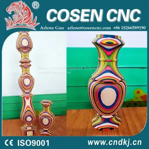 Wooden Vase by Cnc Woodworking Machine thumbnail-1