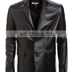 OEM Manufacture Winter Clothing Customized Outdoor Down Coat Men Leather Jacket,winter Apparel thumbnail-2