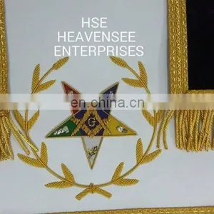 MASONIC REGALIA GRAND PATRON APRON PURPLE thumbnail-2