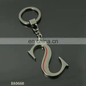 Custom Metal English Letters Key Ring Zinc Alloy Keychains thumbnail-4