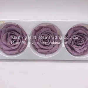 Romantic Artificial Flower Luxurious Flower Red Rose Preserved Roses for Wedding Decoration thumbnail-1