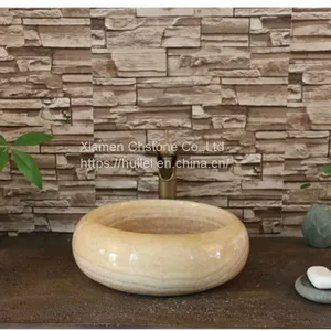 Honey Onyx Sinks, Honey Onyx Wash Basins, Nature Stone Bathroom Sinks thumbnail-2