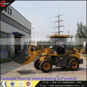 Light Construction Machinery 1.2ton ZL12 CE Mini Shovel Used Wheel Loader thumbnail-1