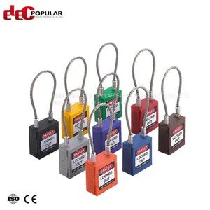 Steel Cable Shackle Safety Padlocks EP-8541~EP-8544 ABS Safety Padlock thumbnail-5