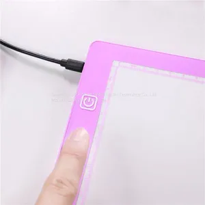 China A4 LED Copy Board Scale Magnetic Back Case Drawing Tracing Thin Light Pad Box Dimmable thumbnail-3