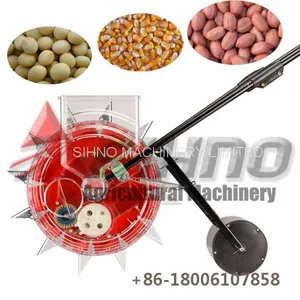 Single Row Hand Push Multi Purpose Seeder +86-18006107858 thumbnail-1