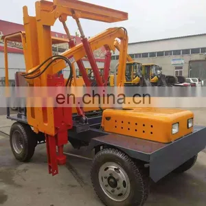 Guardrail Installation Equipment Truck Mounted Pile Driver for Sale thumbnail-6