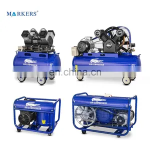 High Pressure 10hp Belt Driven Air Compressors With 180l Tank thumbnail-2