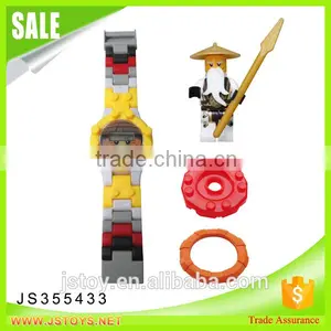 New Arrival Plastic Building Blocks Toys for Kids Electronic Watch With Minifigures thumbnail-2