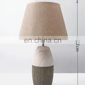 Nordic Living Room Decoration Brown Table Lamp Wholesale Cheap Exquisite Ceramic Bedside Lamp thumbnail-7