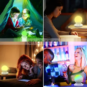 LED Multi Color Voice Sensor Baby Sleeping Night Light Soft Eye Protection With Usb Charging Light for Children thumbnail-5